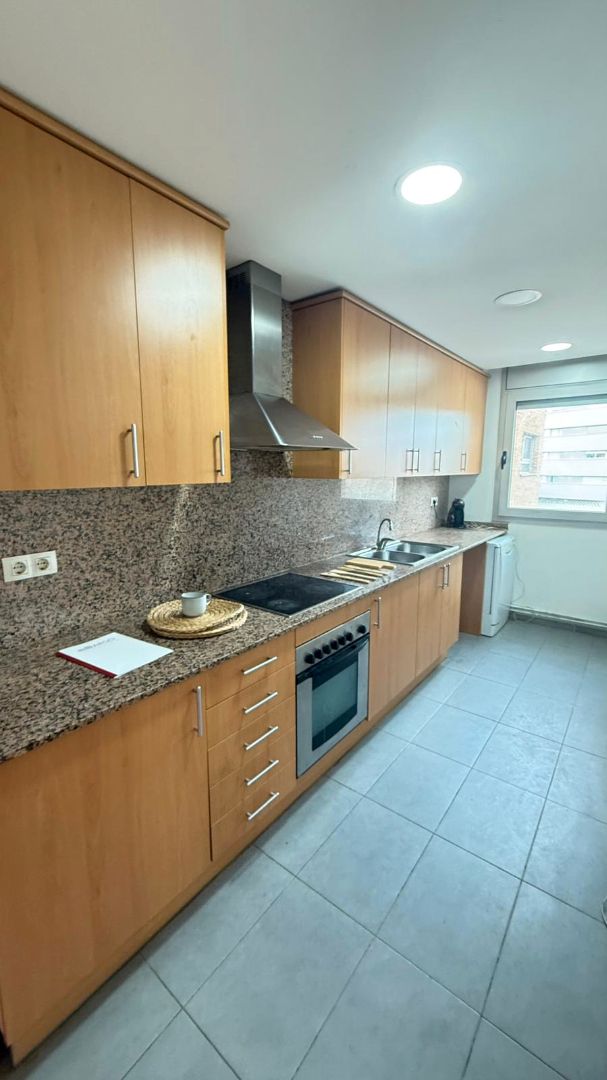 Kitchen of Flat to rent in Terrassa  with Air Conditioner, Heating and Furnished