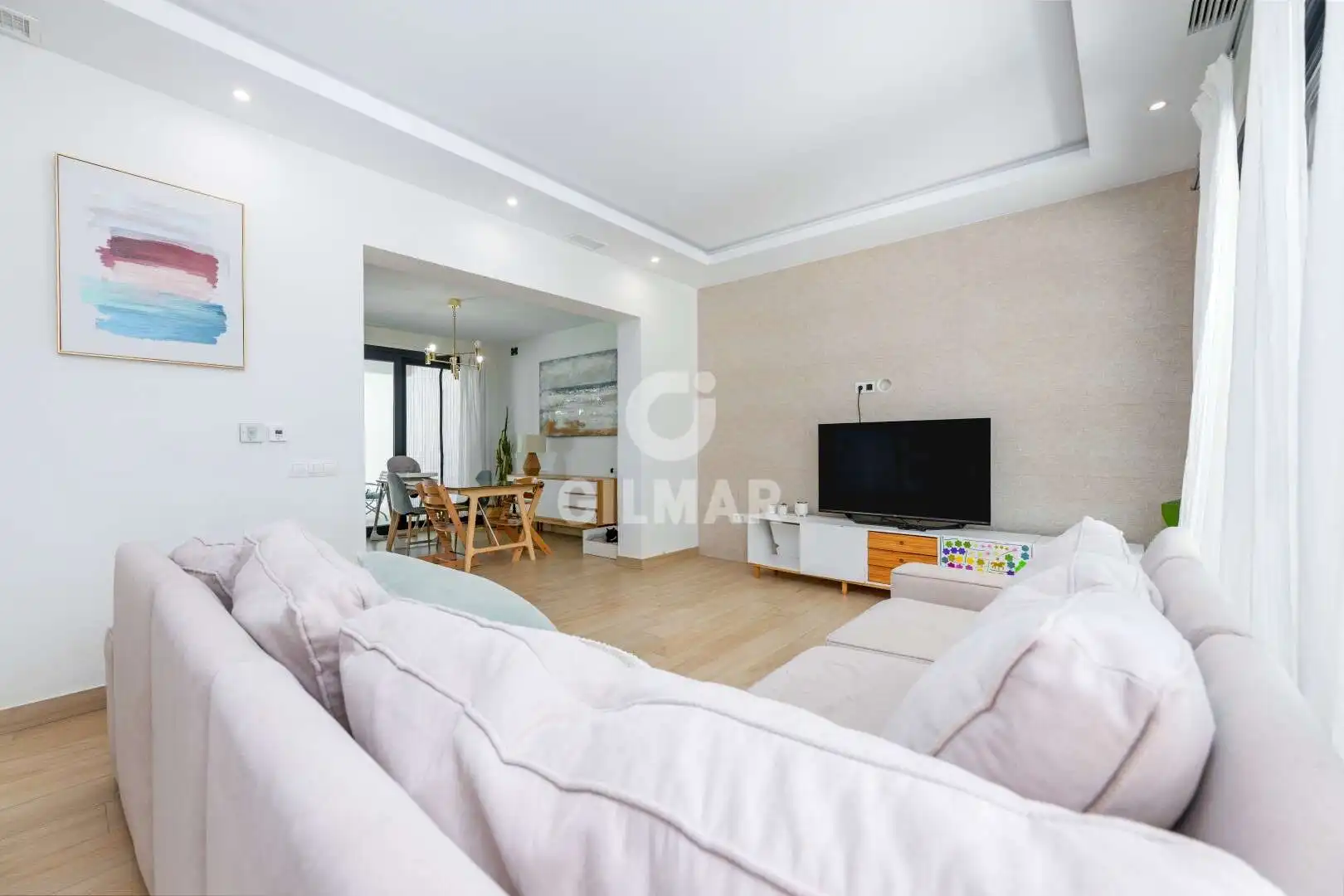 Sala de estar de Casa o chalet en venta en San Fernando con Calefacción, Jardín privado y Piscina