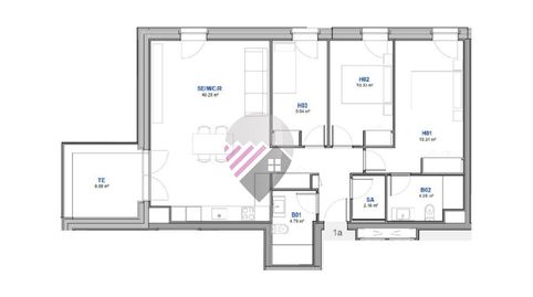 Piso de obra nueva con 3 habitaciones en Encamp!