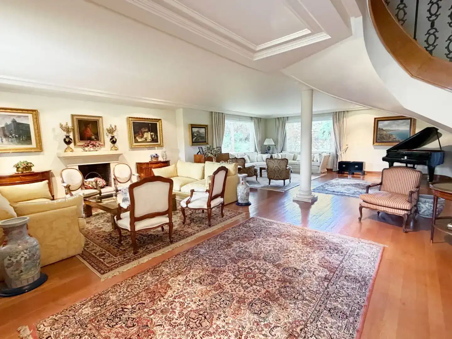 Sala de estar de Piso en venta en Ciudalcampo con Aire acondicionado, Calefacción y Jardín privado