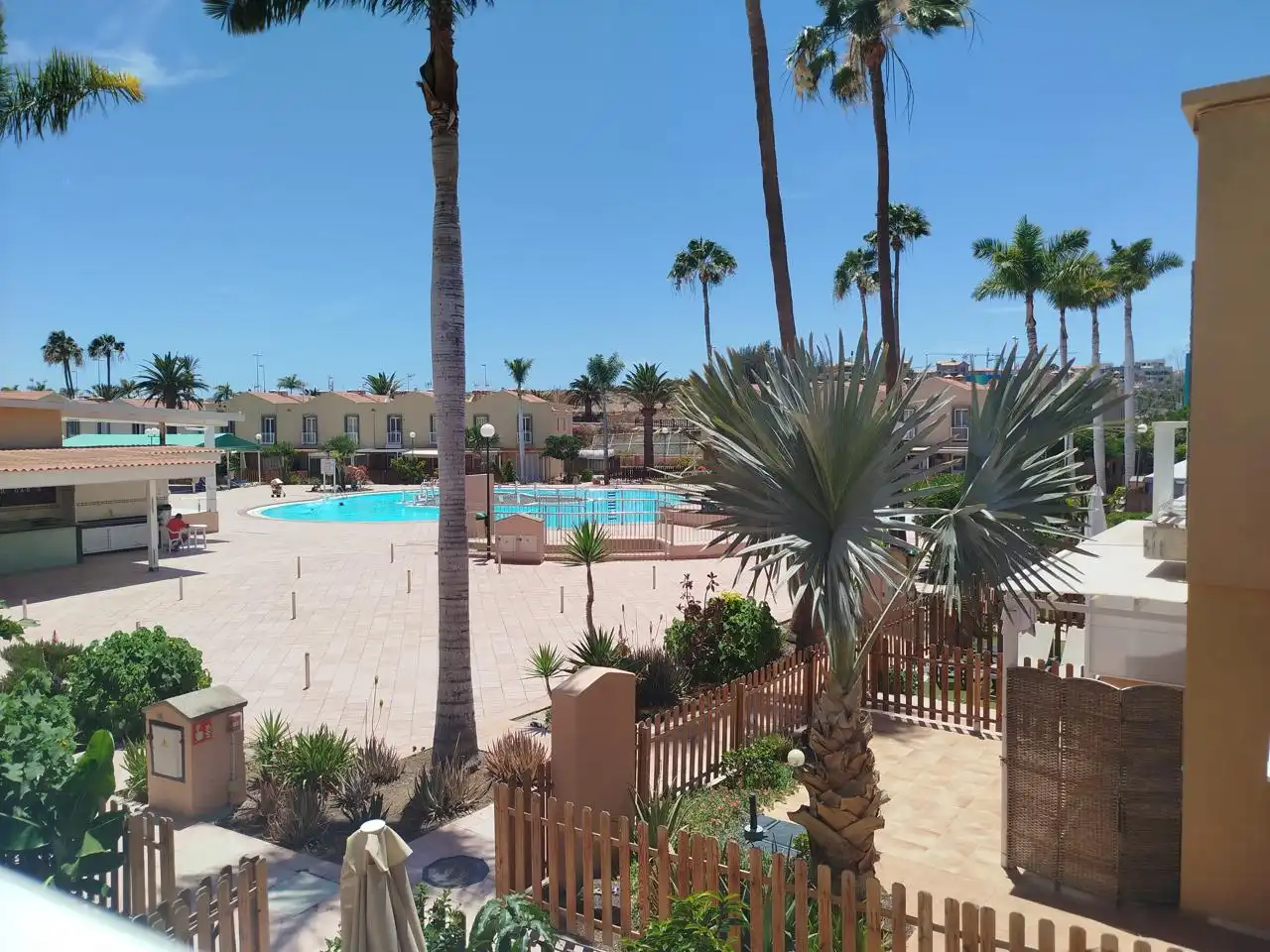 Schwimmbecken von Wohnung zum Verkauf in San Bartolomé de Tirajana mit Klimaanlage, Terrasse und Möbliert