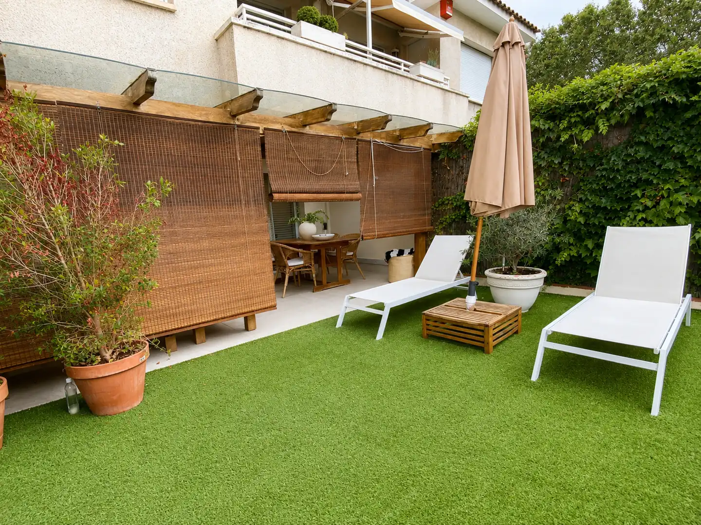 Terraza de Casa o chalet en venta en Sant Andreu de Llavaneres con Aire acondicionado, Calefacción y Jardín privado