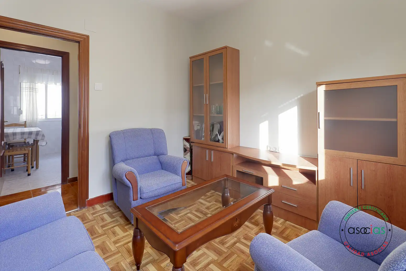 Sala de estar de Piso en venta en Gijón  con Calefacción y Amueblado