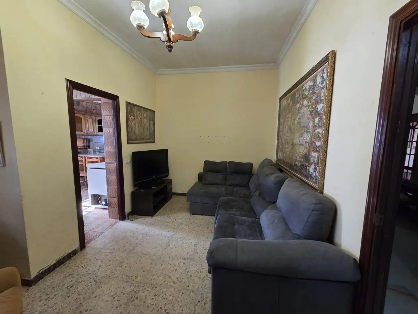 Living room of Houses for sale in Algeciras  with Swimming Pool and Furnished