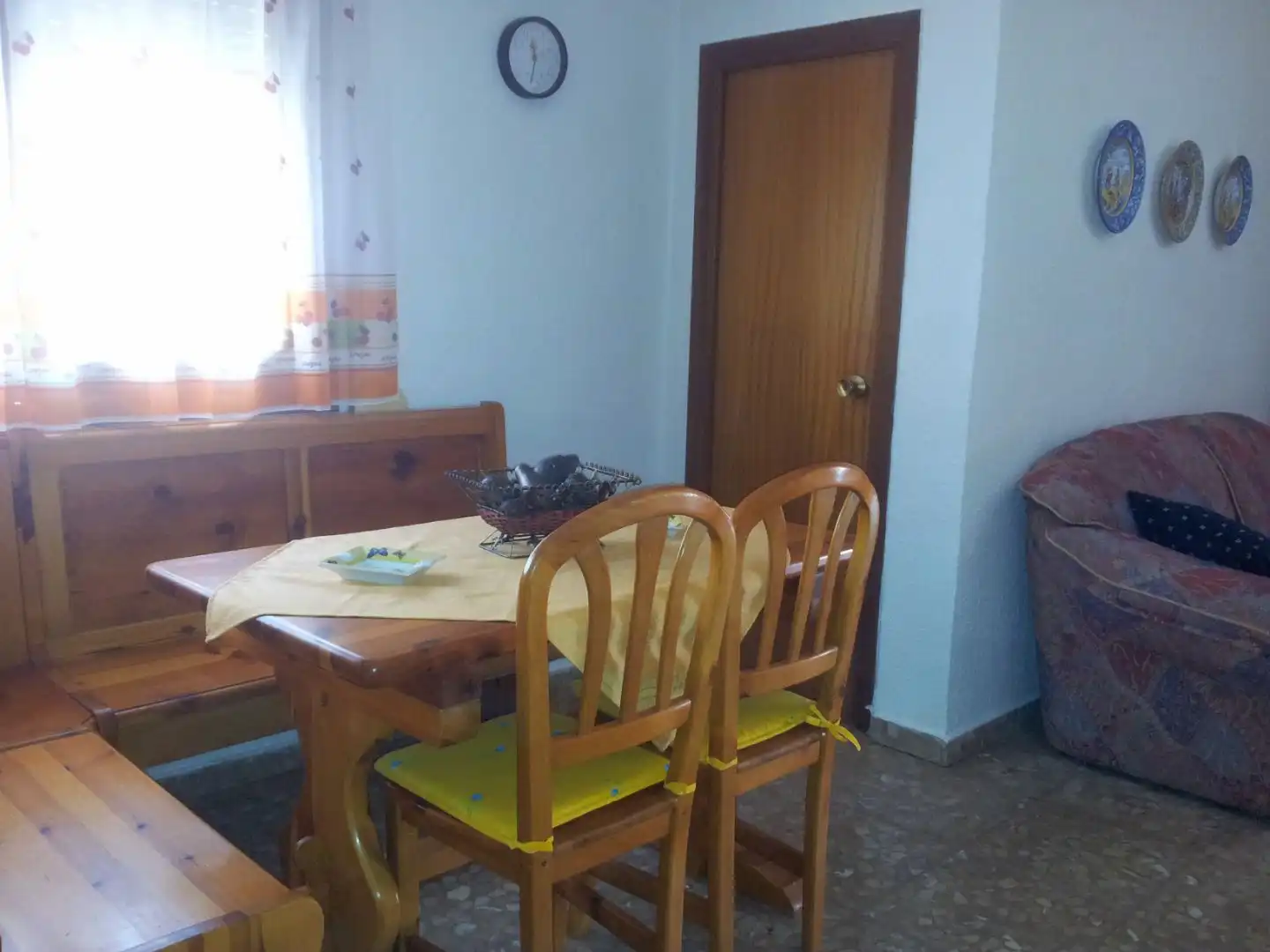 Menjador de Casa o xalet en venda en Santa María de Huerta amb Calefacció, Moblat i Forn