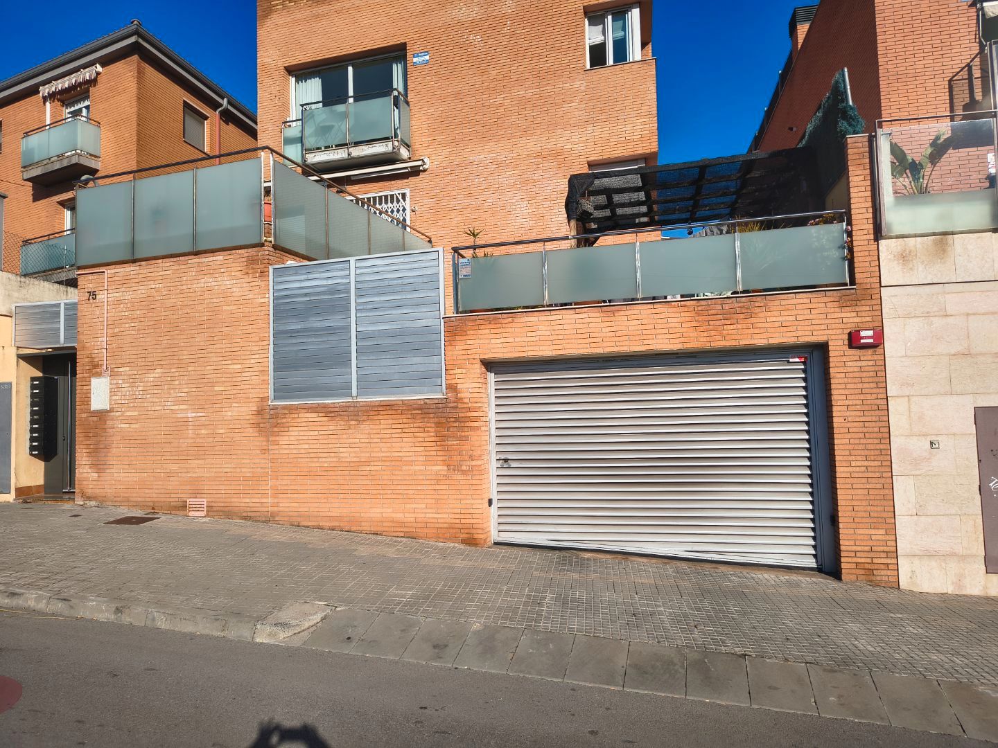 Exterior view of Garage for sale in Santa Coloma de Cervelló  with Alarm