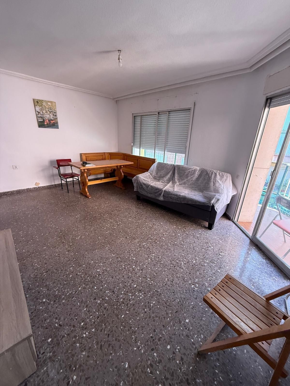 Living room of Flat for sale in  Murcia Capital  with Terrace, Storage room and Balcony