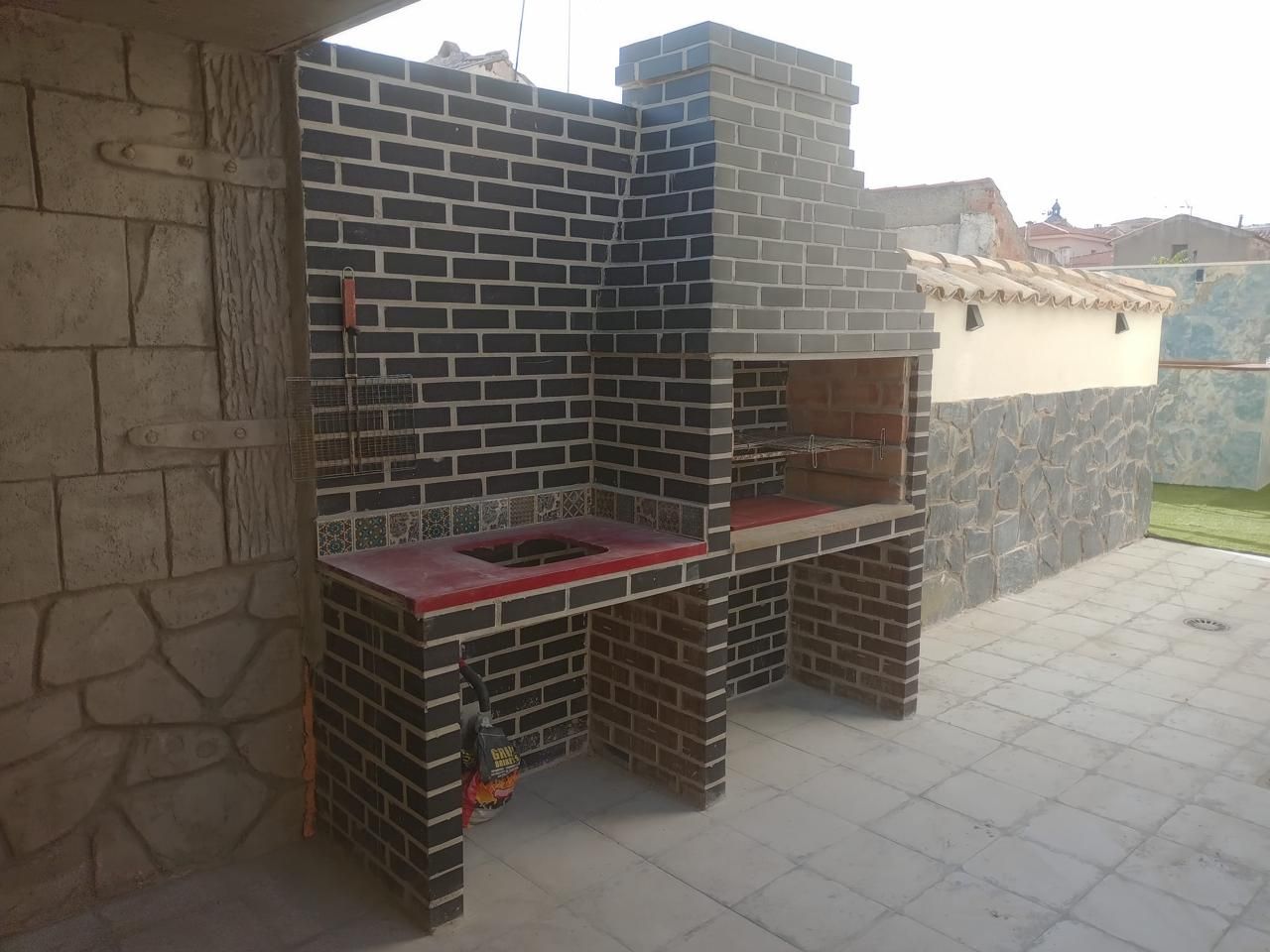 Terrace of Country house for sale in Mazuecos  with Air Conditioner, Private garden and Swimming Pool