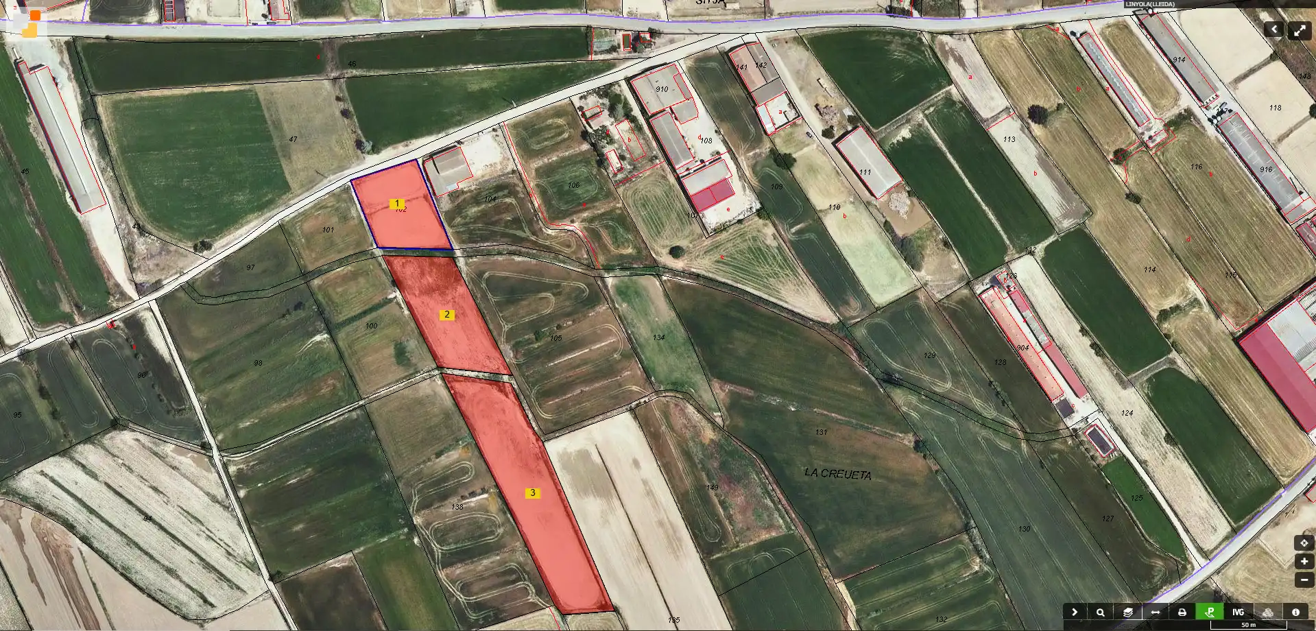 Land for sale in Linyola