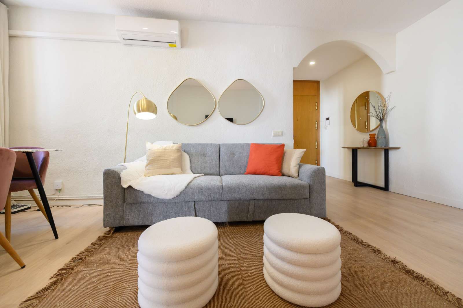 Sala d'estar de Apartament per a compartir en  Madrid Capital amb Aire condicionat, Calefacció i Terrassa