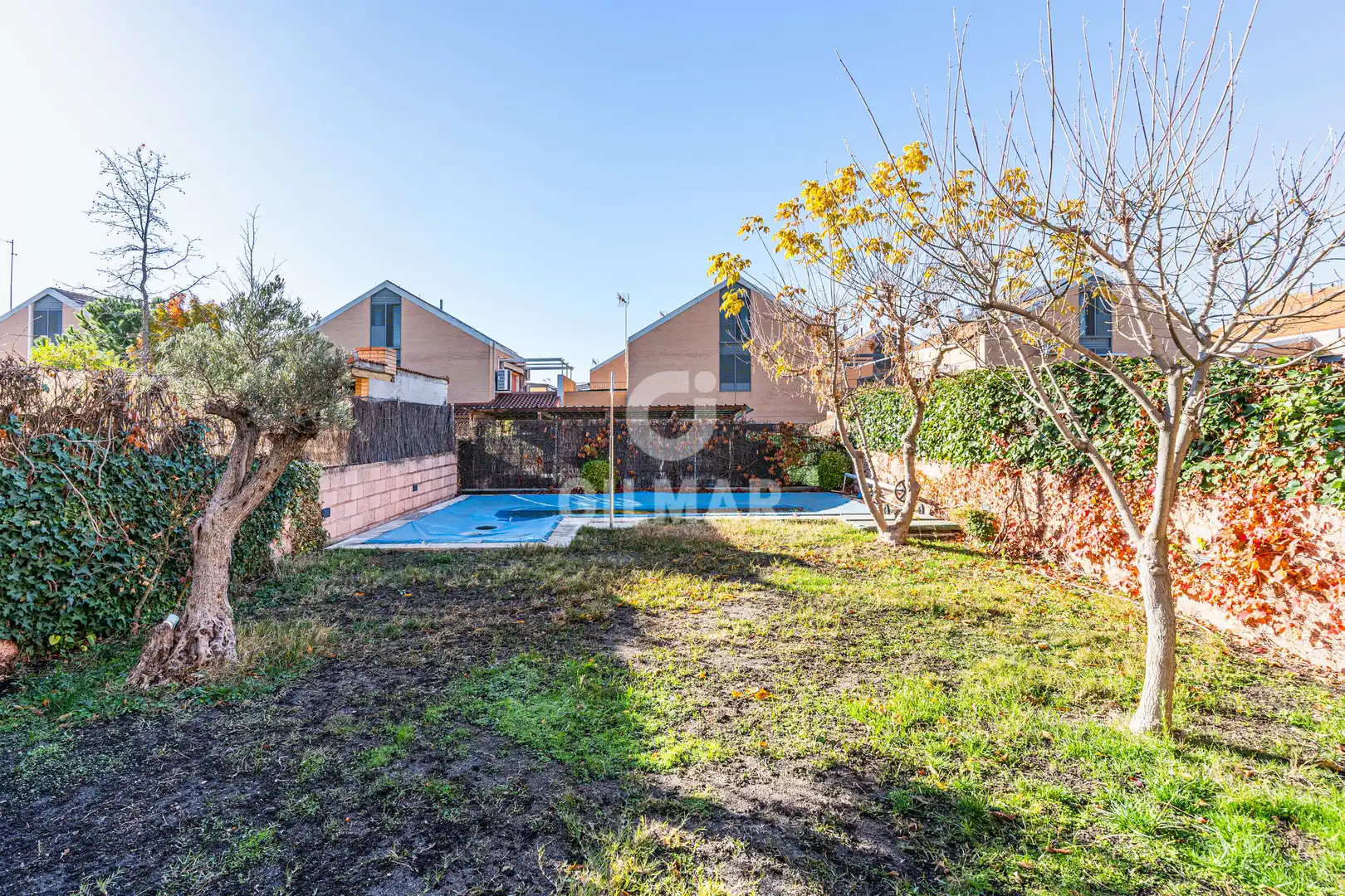 Garten von Einfamilien-Reihenhaus zum Verkauf in Leganés mit Heizung, Privatgarten und Schwimmbad
