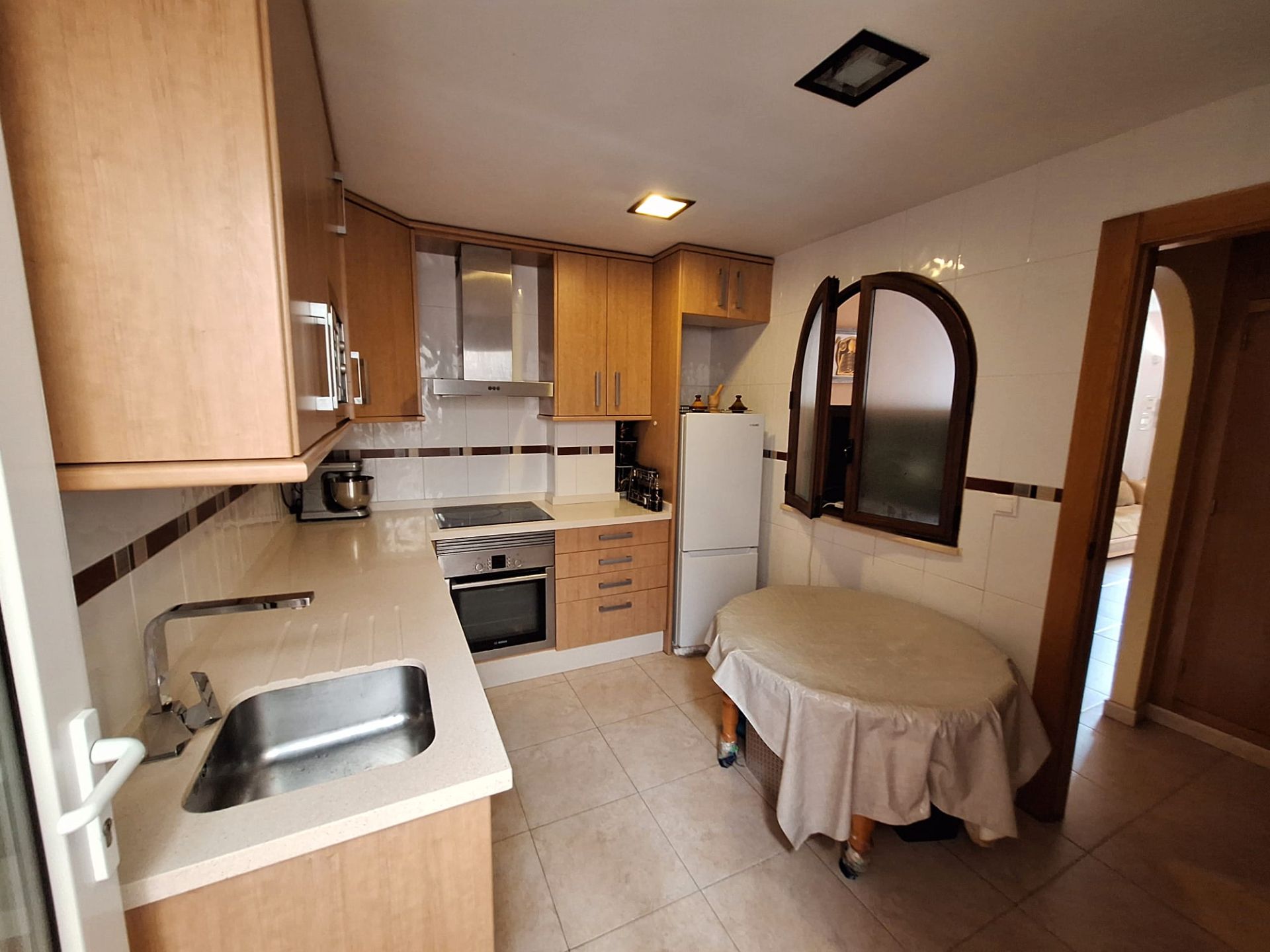 Cocina de Dúplex en venta en Cartagena con Aire acondicionado, Jardín privado y Trastero