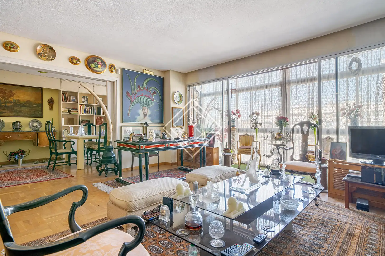 Living room of Attic for sale in Madrid  with Air Conditioner, Heating and Terrace