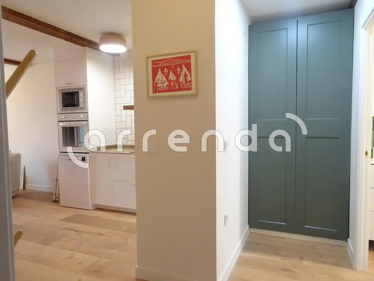 Kitchen of Flat for rent in Santander  with Heating and Furnished