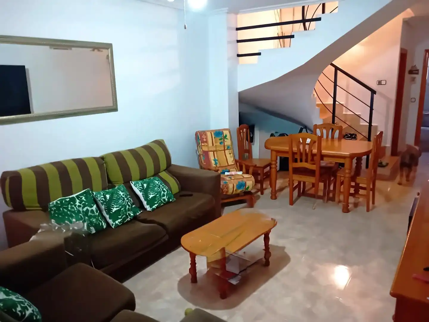 Sala de estar de Casa adosada en venta en Los Alcázares con Aire acondicionado, Amueblado y Horno