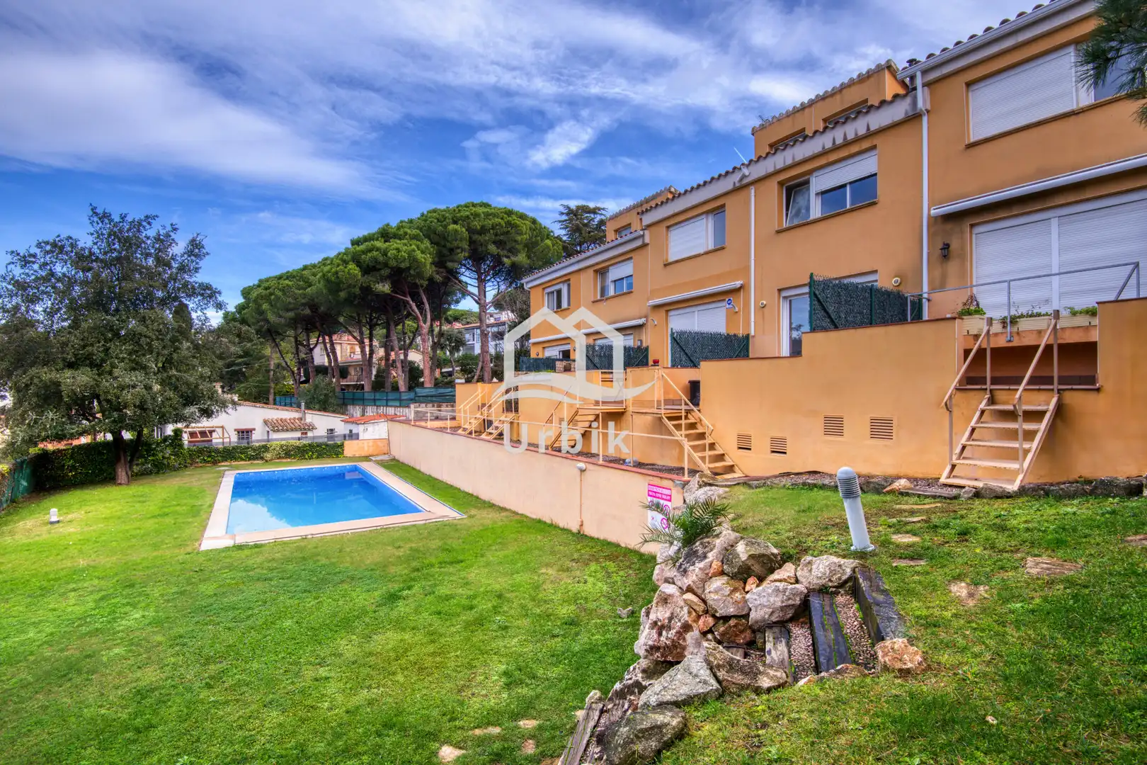 Jardín de Casa adosada en venta en Castell d'Aro, Platja d'Aro i s'Agaró con Aire acondicionado, Calefacción y Jardín privado