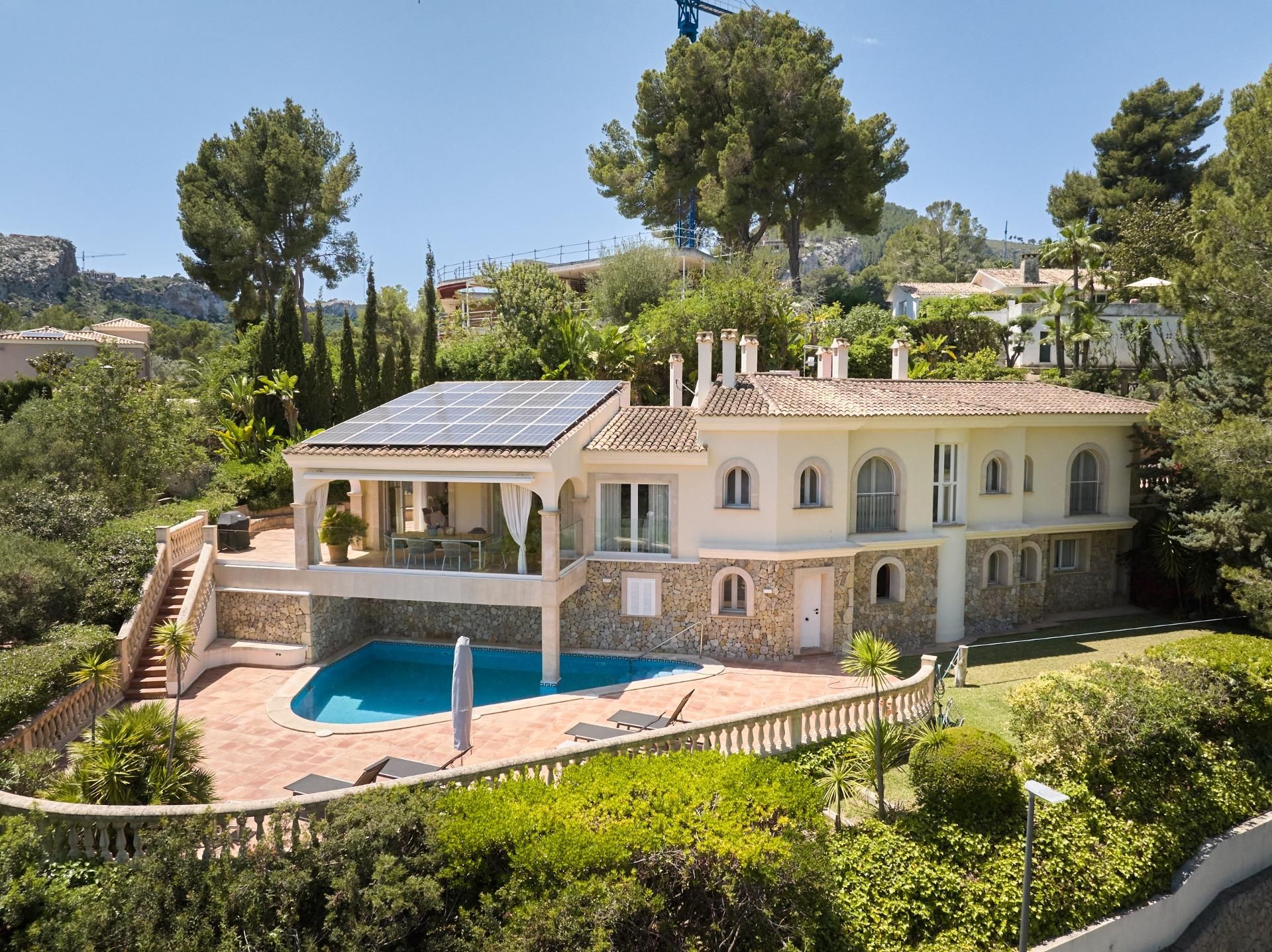 Vista exterior de Casa o xalet en venda en  Palma de Mallorca amb Aire condicionat, Calefacció i Jardí privat