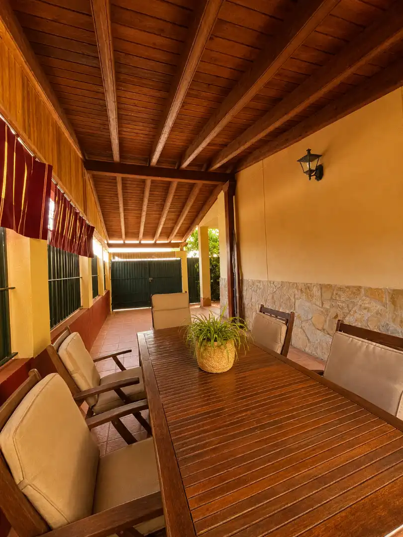 Terrassa de Casa adosada en venda en Bormujos amb Aire condicionat, Jardí privat i Terrassa