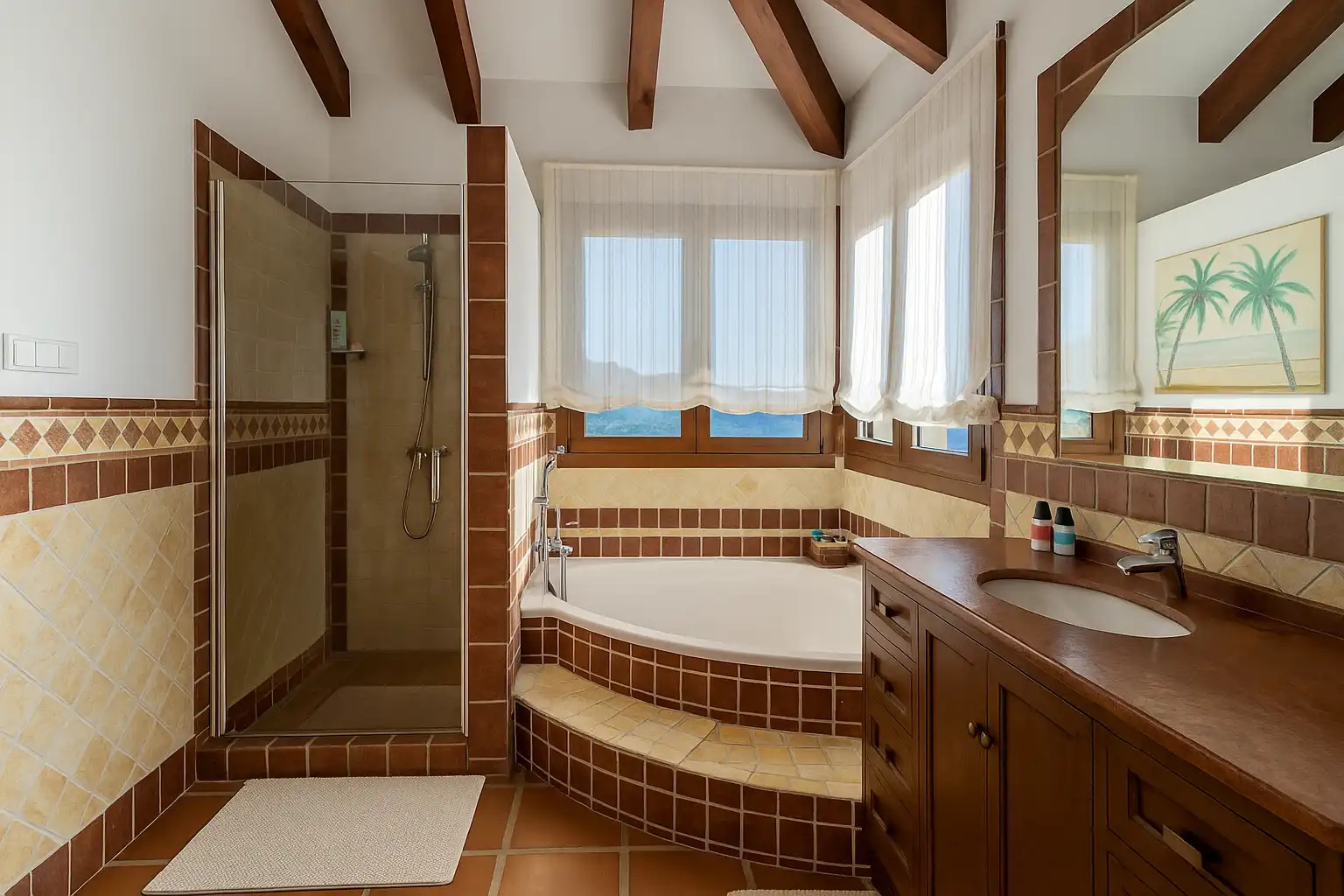 Baño de Casa o chalet en venta en Istán con Aire acondicionado, Jardín privado y Piscina