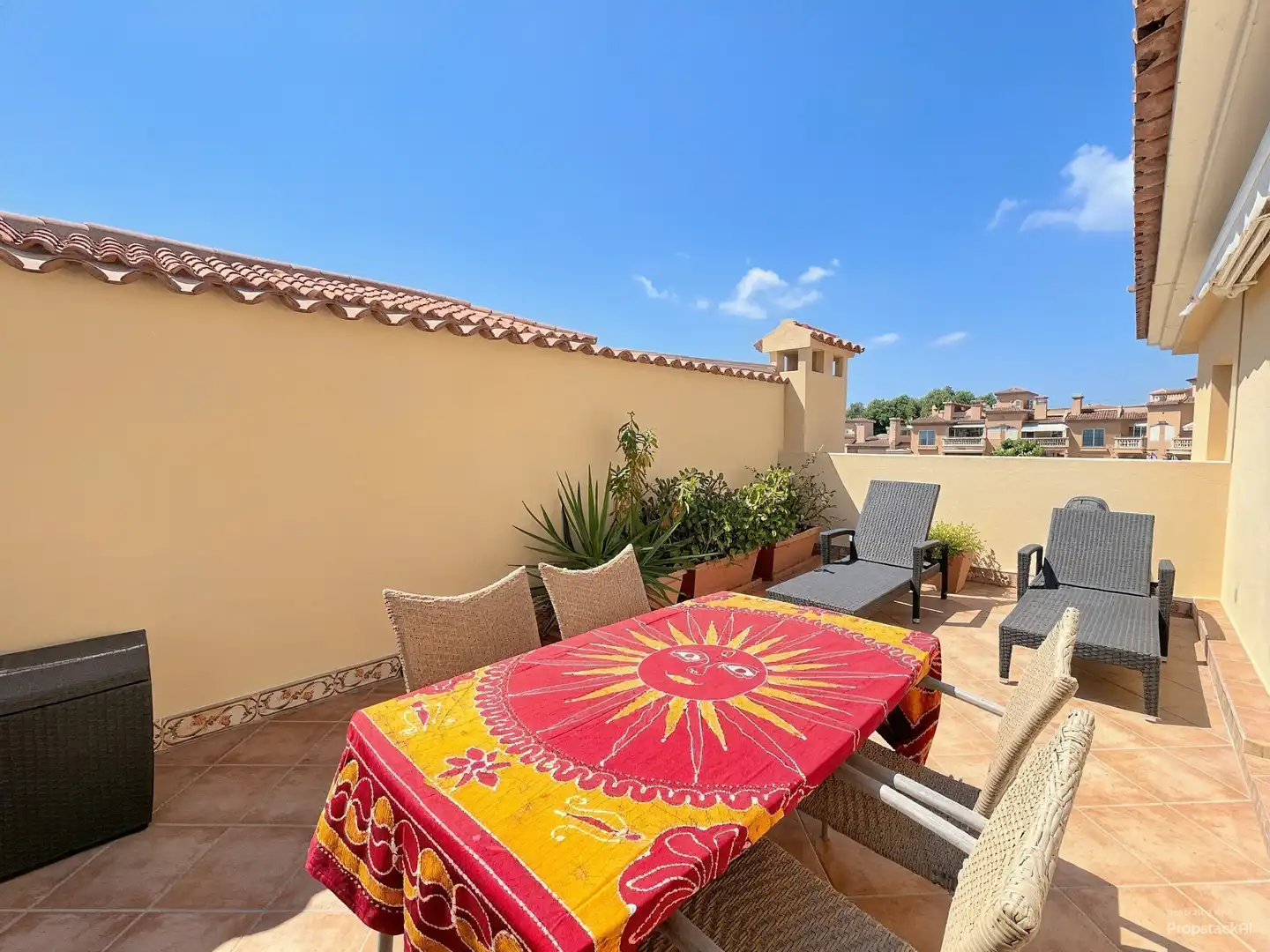 Terraza de Piso de alquiler en  Palma de Mallorca con Aire acondicionado, Piscina y Balcón