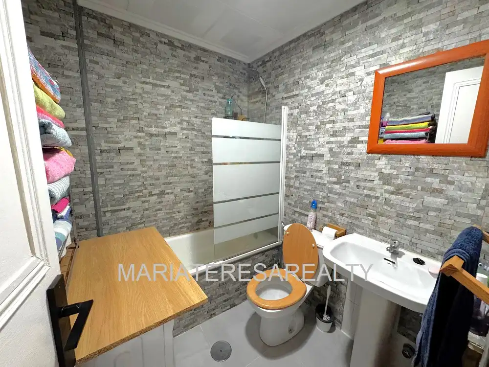 Baño de Apartamento en venta en Los Alcázares con Aire acondicionado, Jardín privado y Terraza
