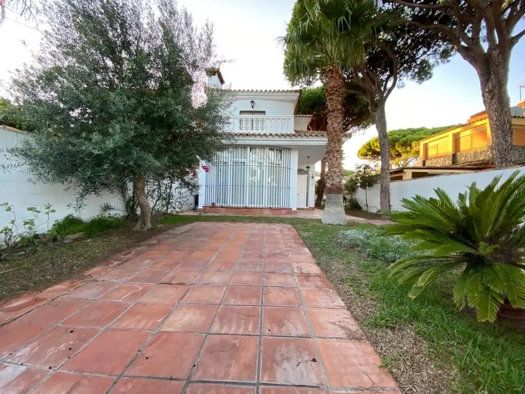 Jardín de Casa o chalet de alquiler en Chiclana de la Frontera con Jardín privado y Piscina