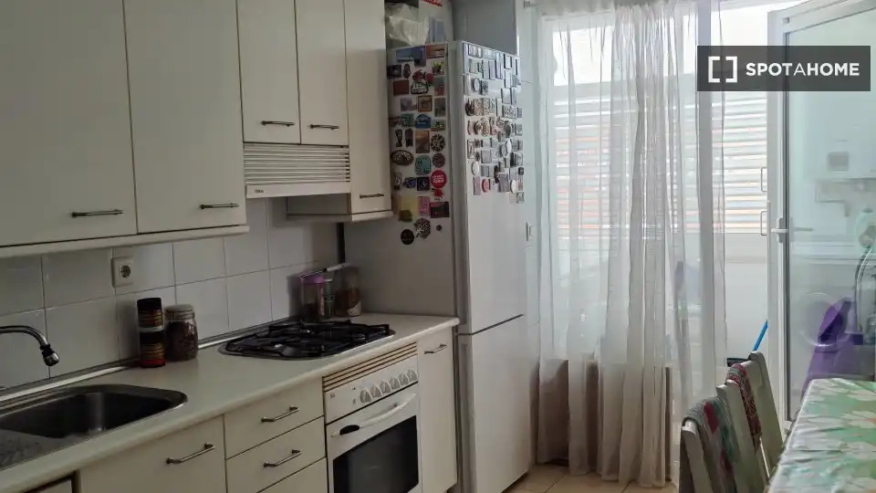 Kitchen of Flat for share in Madrid  with Air Conditioner, Heating and Terrace