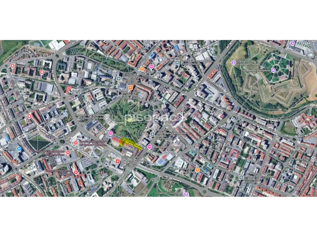 Exterior view of Flat for sale in  Pamplona / Iruña  with Heating, Terrace and Storage room