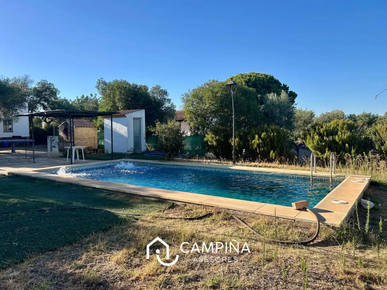 Piscina de Finca rústica en venta en Trigueros con Aire acondicionado, Terraza y Piscina