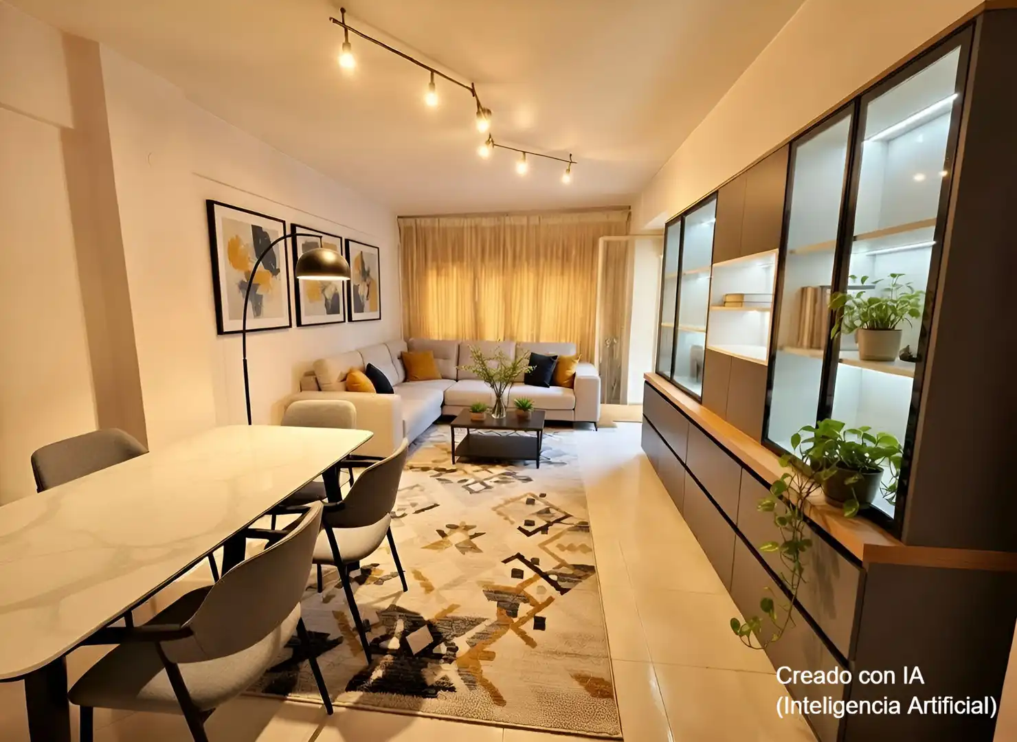 Sala de estar de Piso en venta en Almenara con Terraza