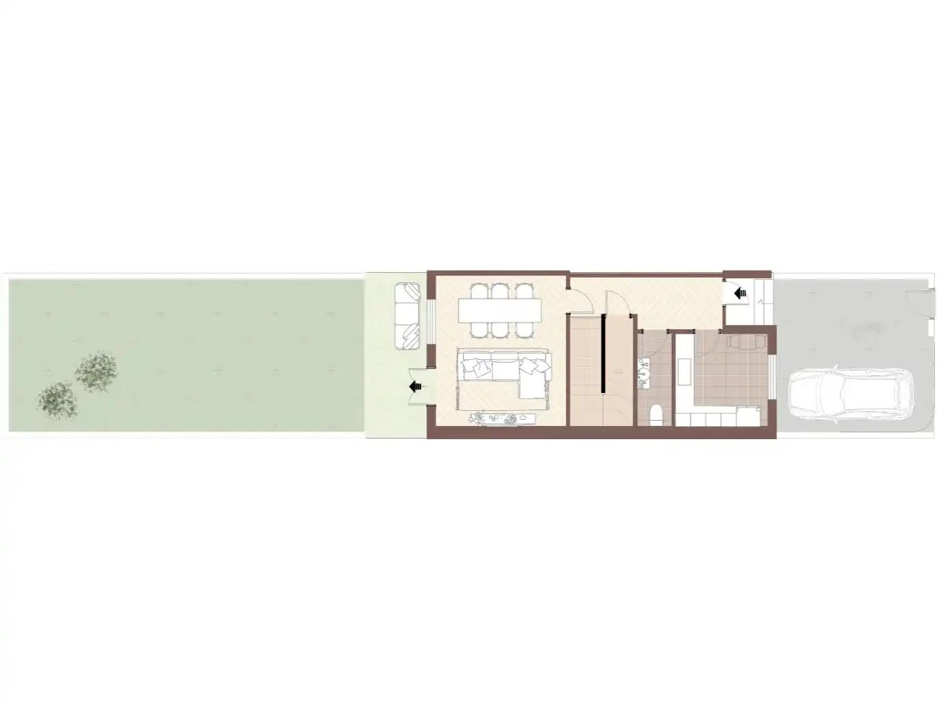 Casa a schiera con giardino in vendita a Camino baños rioja 4, imagen 3