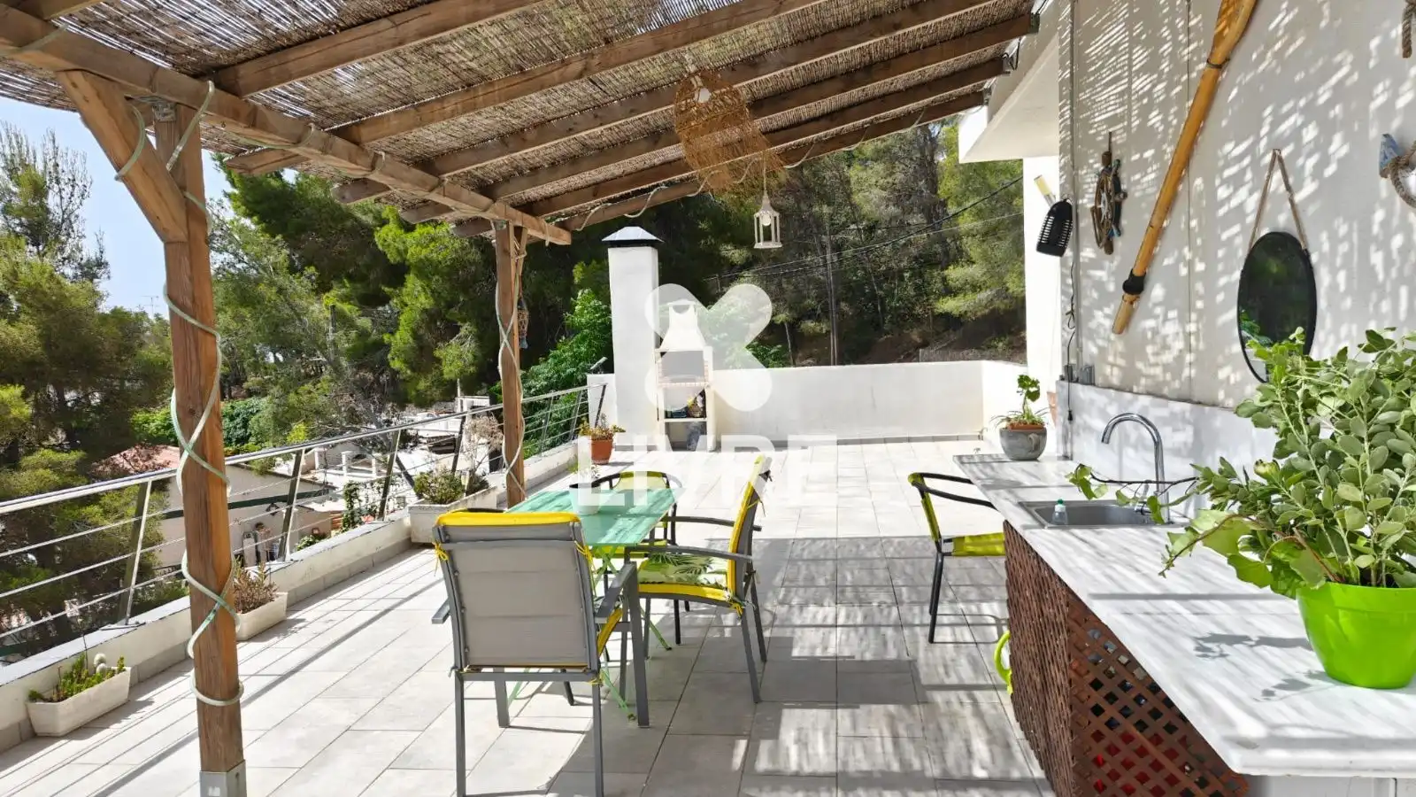 Terraza de Casa o chalet en venta en Cunit con Aire acondicionado, Calefacción y Piscina