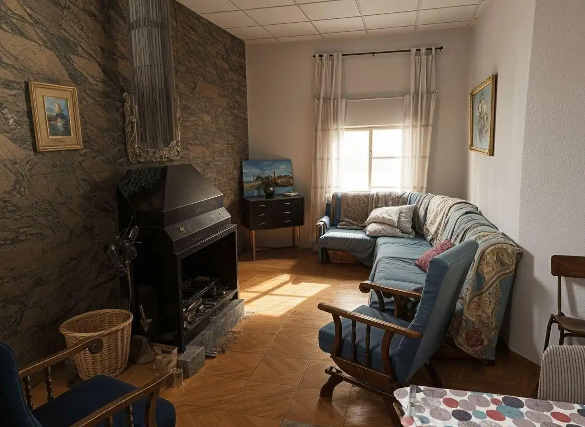 Sala de estar de Casa o chalet en venta en Fuensanta con Terraza, Piscina y Amueblado