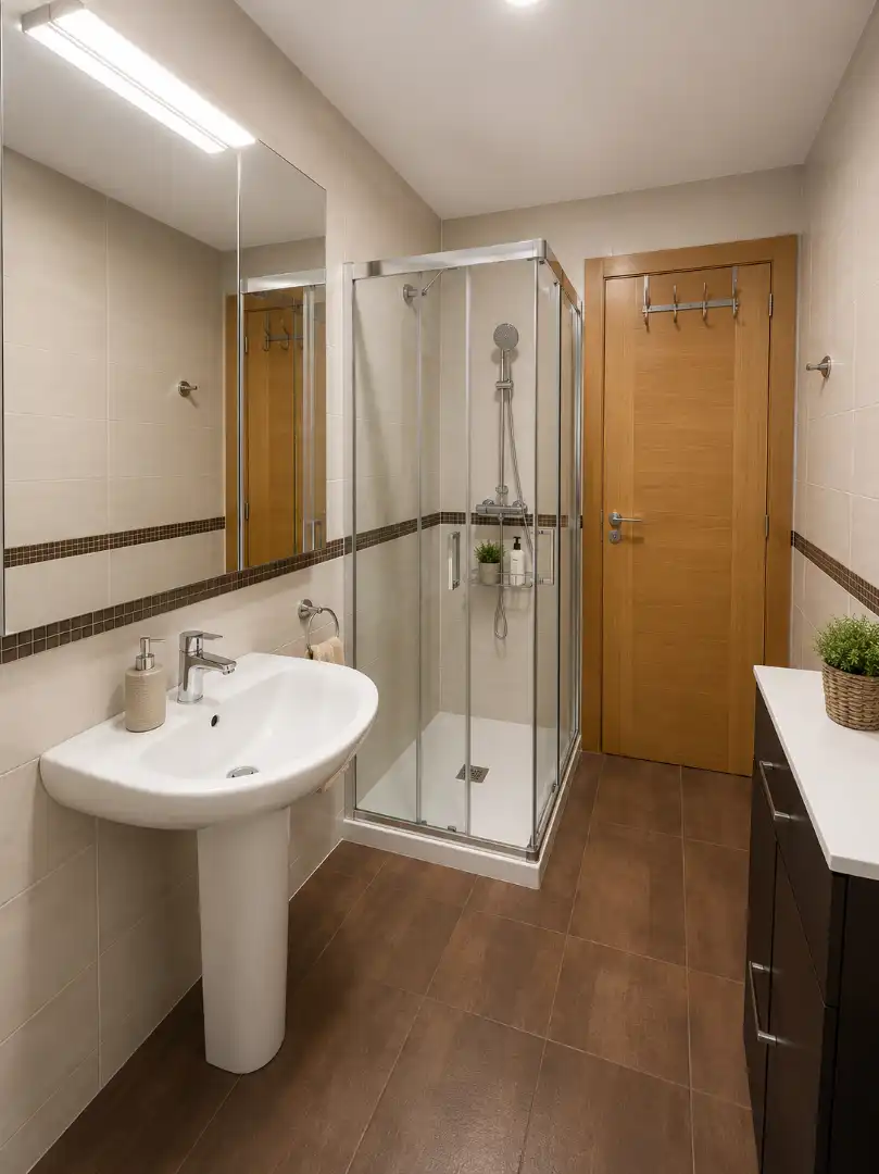 Bathroom of Flat for rent in Santander  with Heating, Furnished and Oven