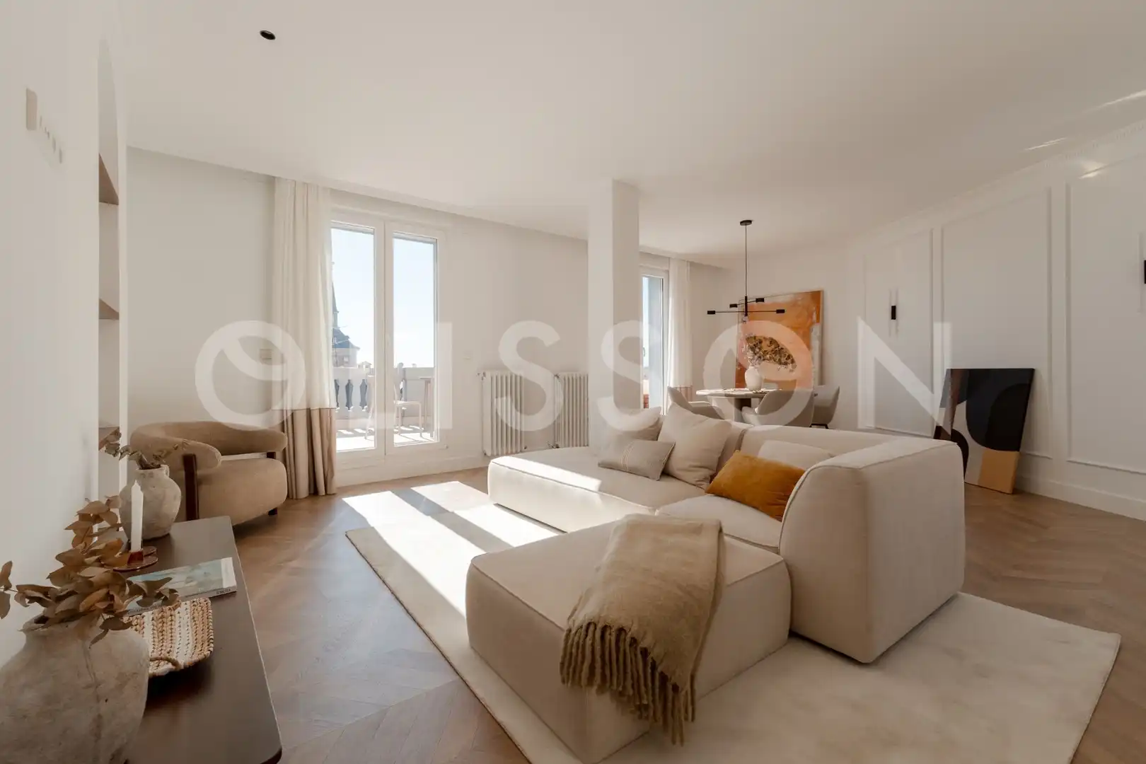 Sala d'estar de Àtic en venda en Madrid amb Aire condicionat, Terrassa i Traster