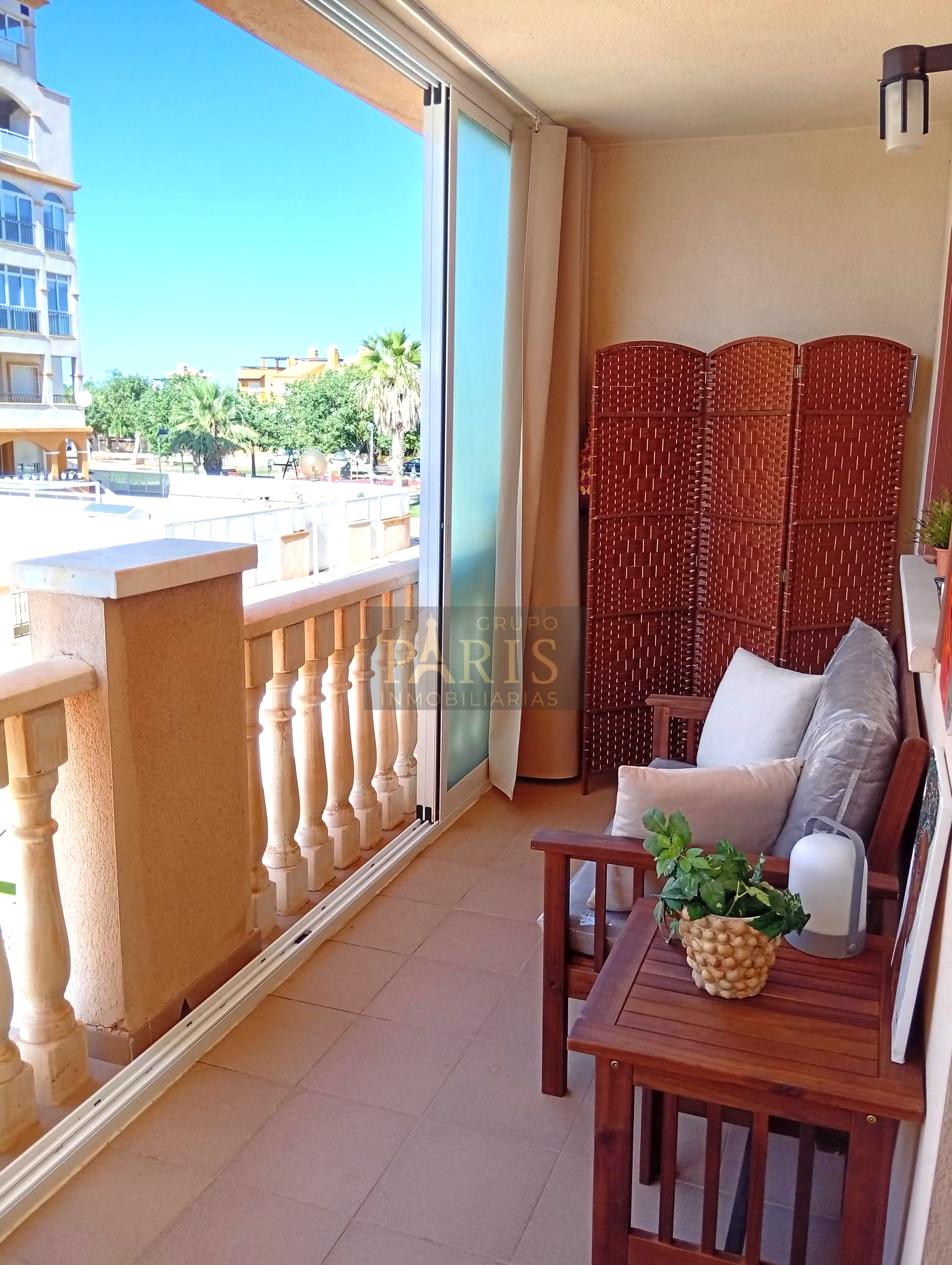 Terrace of Flat to rent in Cartagena  with Terrace and Furnished