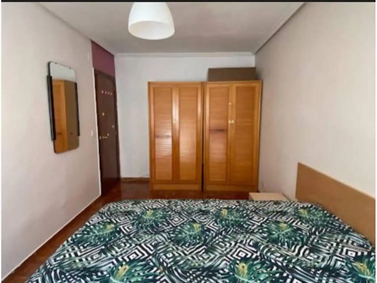 Bedroom of Flat for rent in Burgos  with Heating, Parquet flooring and Terrace