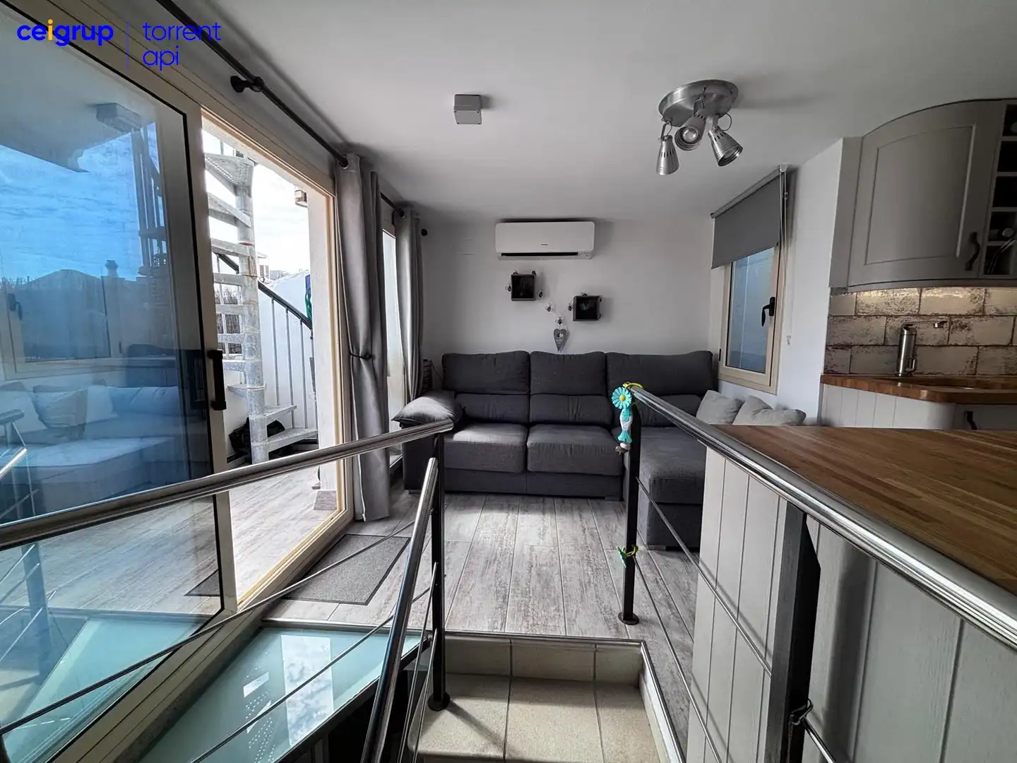 Balcony of Attic for sale in L'Escala  with Air Conditioner and Terrace