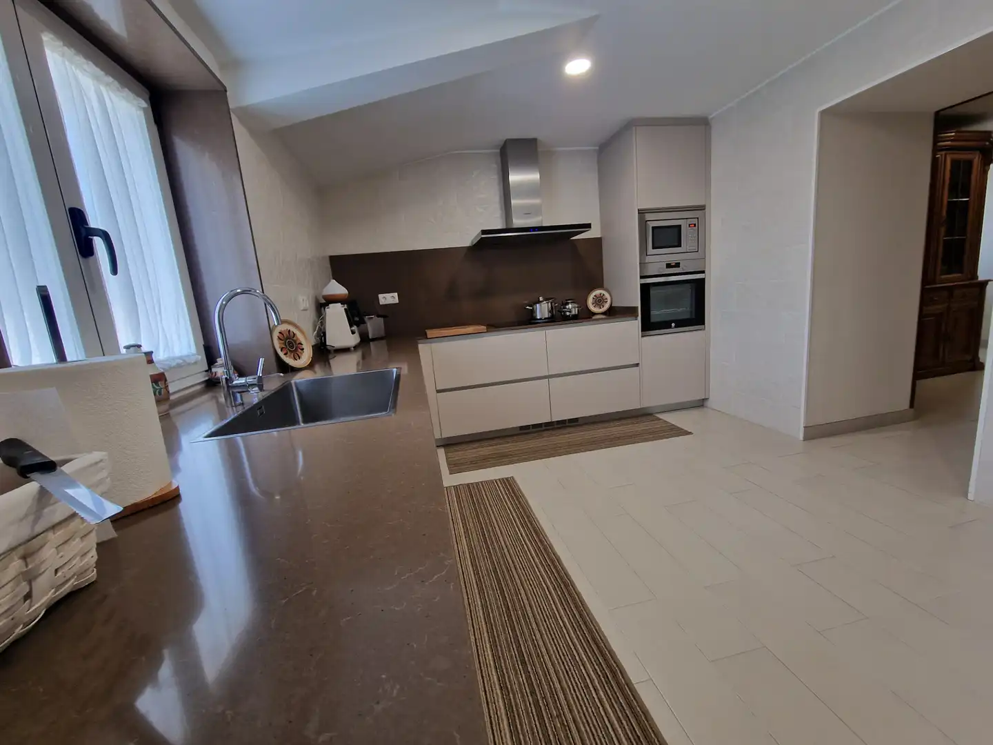 Cocina de Casa o chalet en venta en Narón con Calefacción, Jardín privado y Terraza