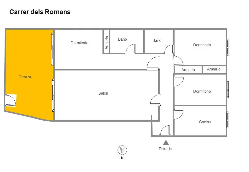 Piso en venta en El Vendrell con Calefacción, Terraza y Piscina comunitaria