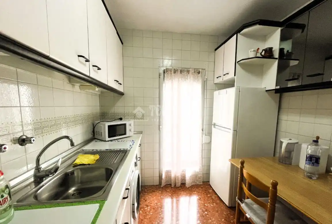 Küche von Wohnung zum Verkauf in Zaragoza mit Klimaanlage, Heizung und Balkon
