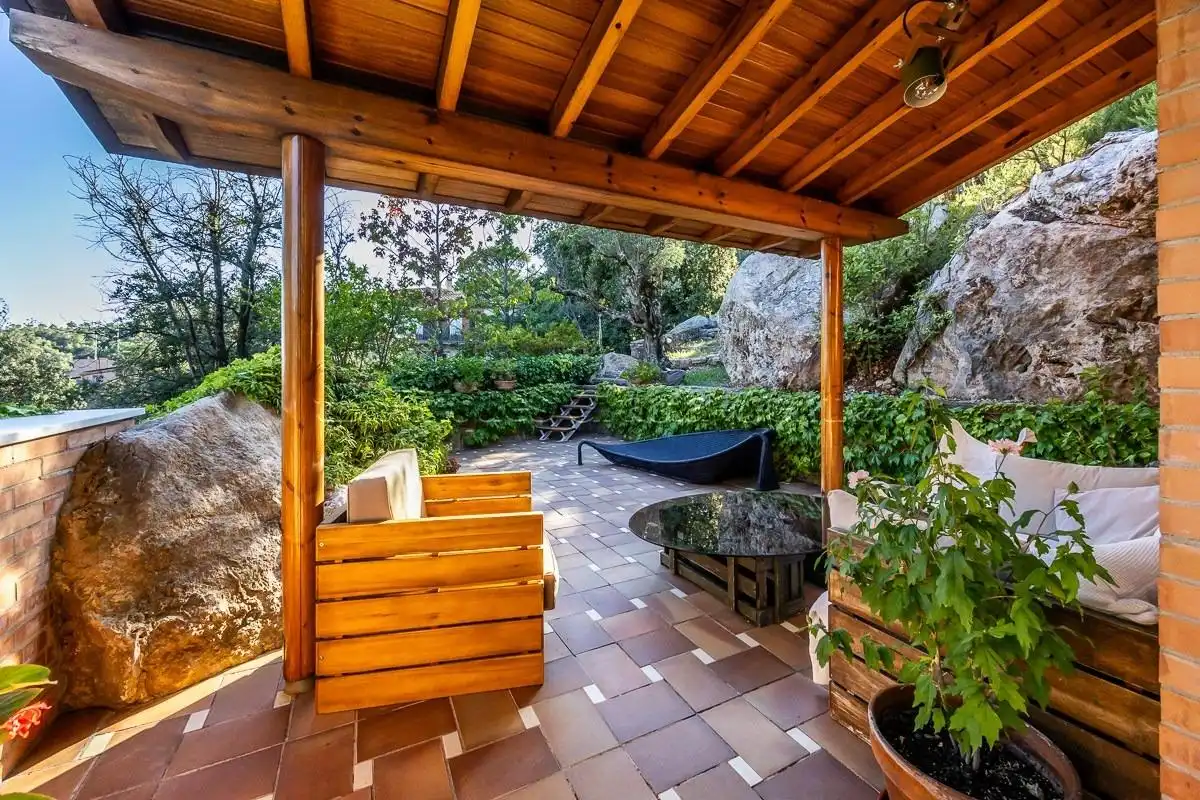 Terrassa de Casa o xalet en venda en Castellar del Vallès amb Calefacció, Jardí privat i Terrassa
