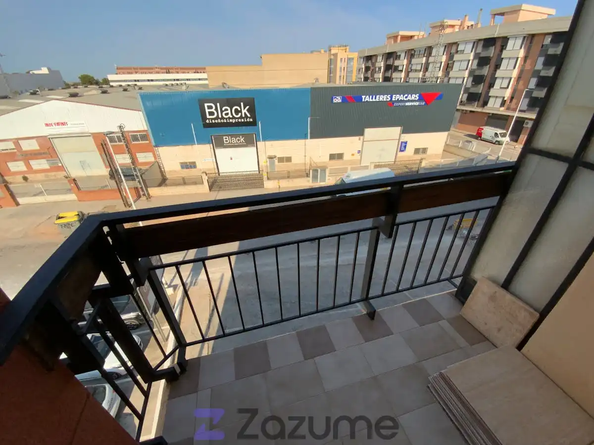 Terrasse von Wohnung zur Miete in Moncada mit Klimaanlage, Heizung und Möbliert