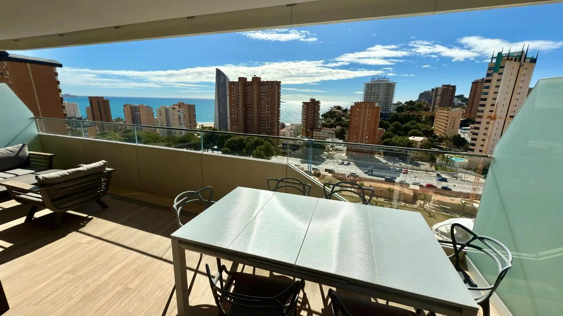 Terrace of Flat for sale in Finestrat  with Air Conditioner, Heating and Terrace