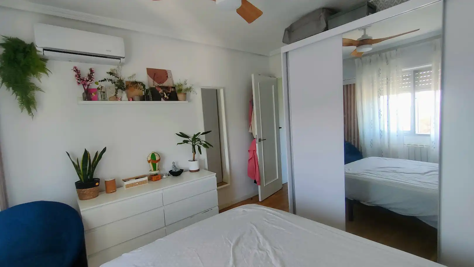 Schlafzimmer von Wohnung zum Verkauf in Coslada mit Klimaanlage, Heizung und Parkett