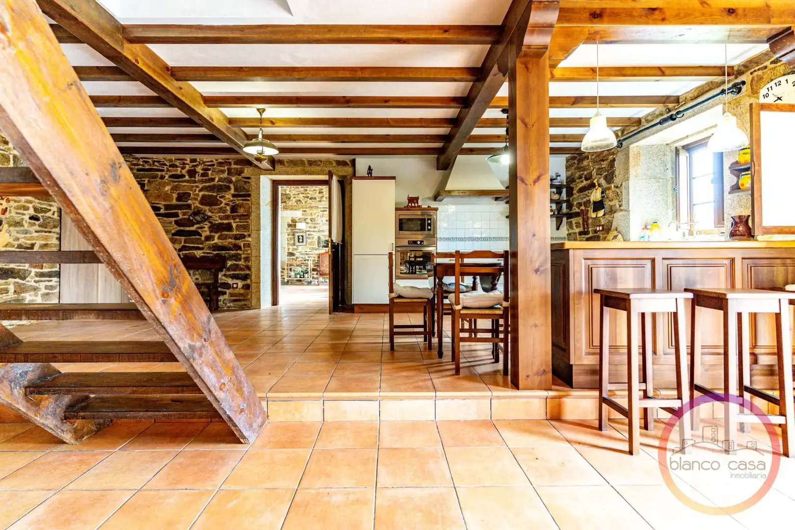 Cocina de Casa o chalet en venta en Malpica de Bergantiños con Amueblado y Balcón