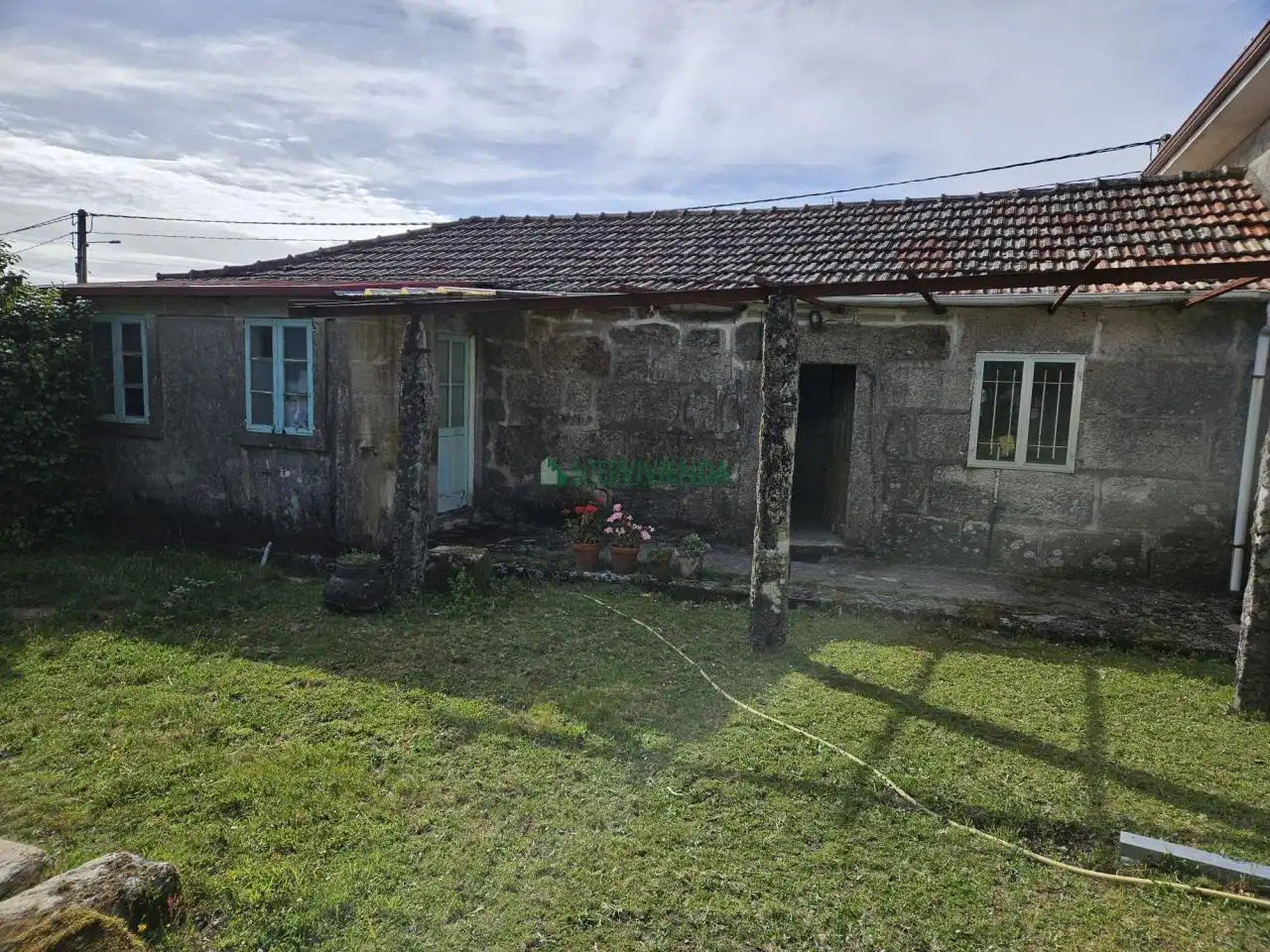 Vista exterior de Casa o chalet en venta en Covelo con Calefacción, Jardín privado y Terraza