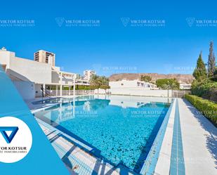 Swimming pool of Flat for sale in Roquetas de Mar  with Air Conditioner, Furnished and Community pool