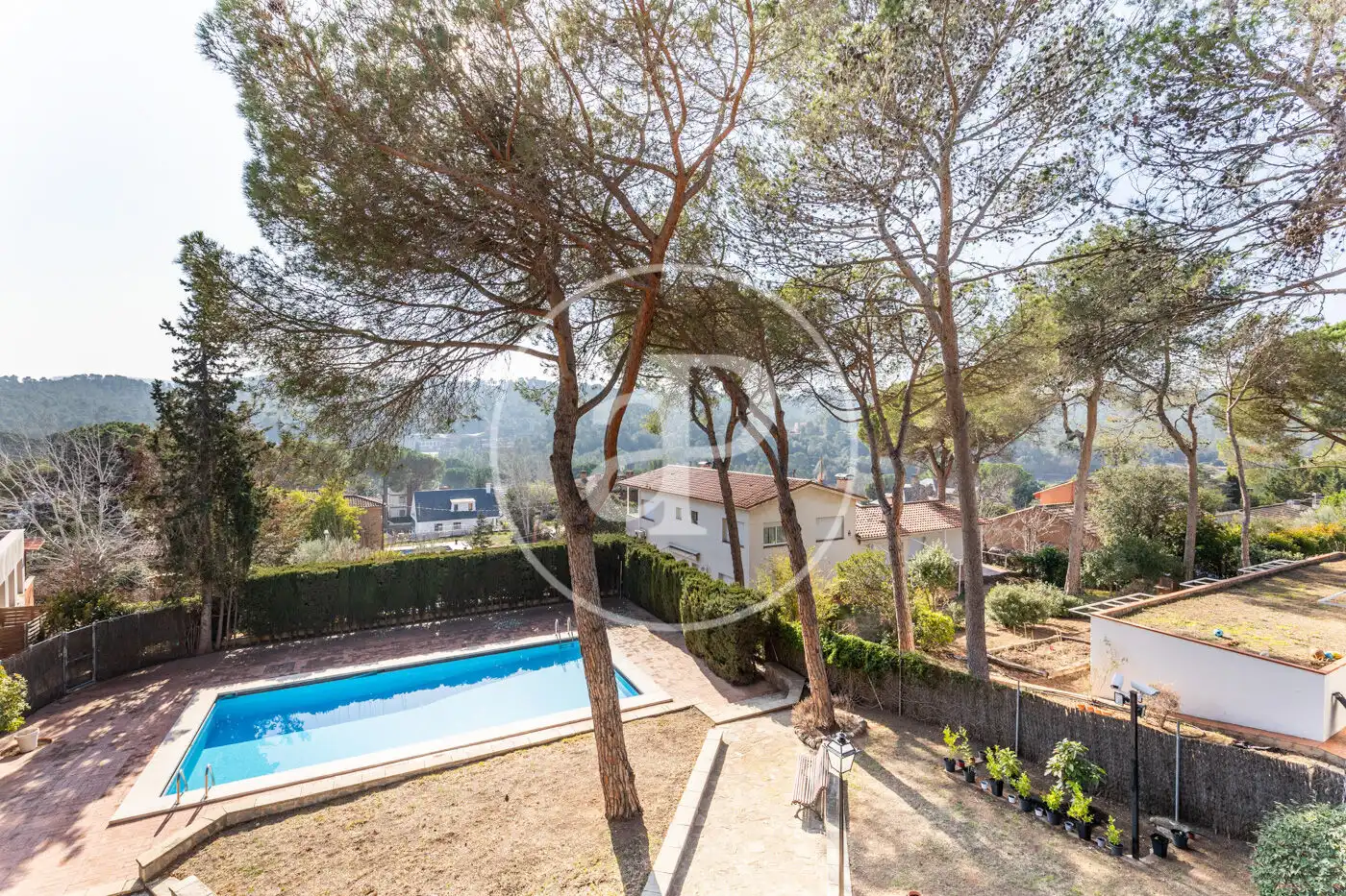 Garden of Houses for sale in Sant Cugat del Vallès  with Air Conditioner, Heating and Private garden
