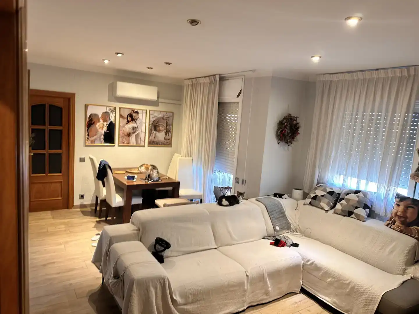 Sala de estar de Piso en venta en Sabadell con Aire acondicionado y Balcón